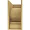 Ekena Millwork 11"W x 22"D x 22"H Classic Diane Rough Cedar Woodgrain TimberThane Corbel, Primed Tan CORUR11X22X22DIARCPR - alternate 3